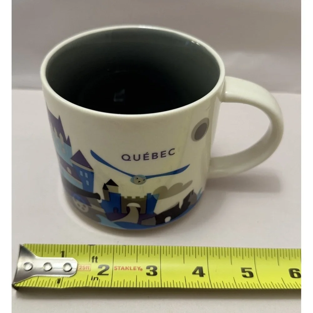 Starbucks Coffee Cup Quebec You Are Here Series Collection 14oz Tea Mug 2015